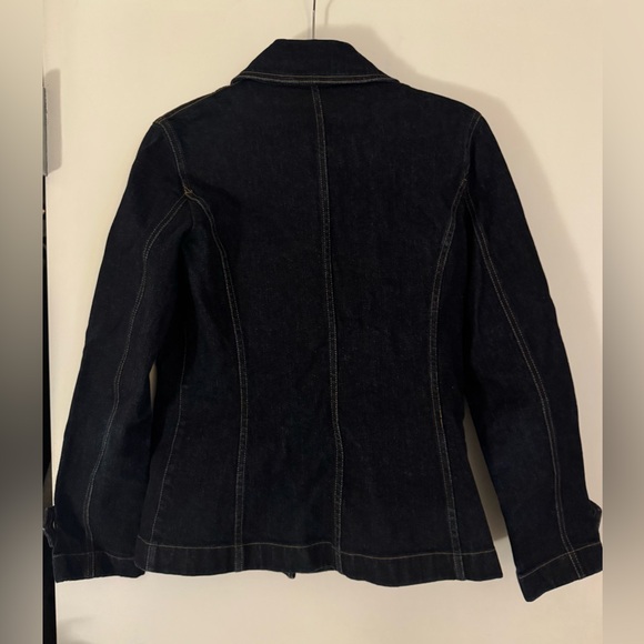 Vintage Ralph Lauren Fitted Denim Jacket with Gold Hardware | Women’s M - Picture 2 of 14